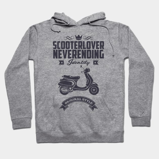 Scooter Lover Never Ending Identity Hoodie by UB design